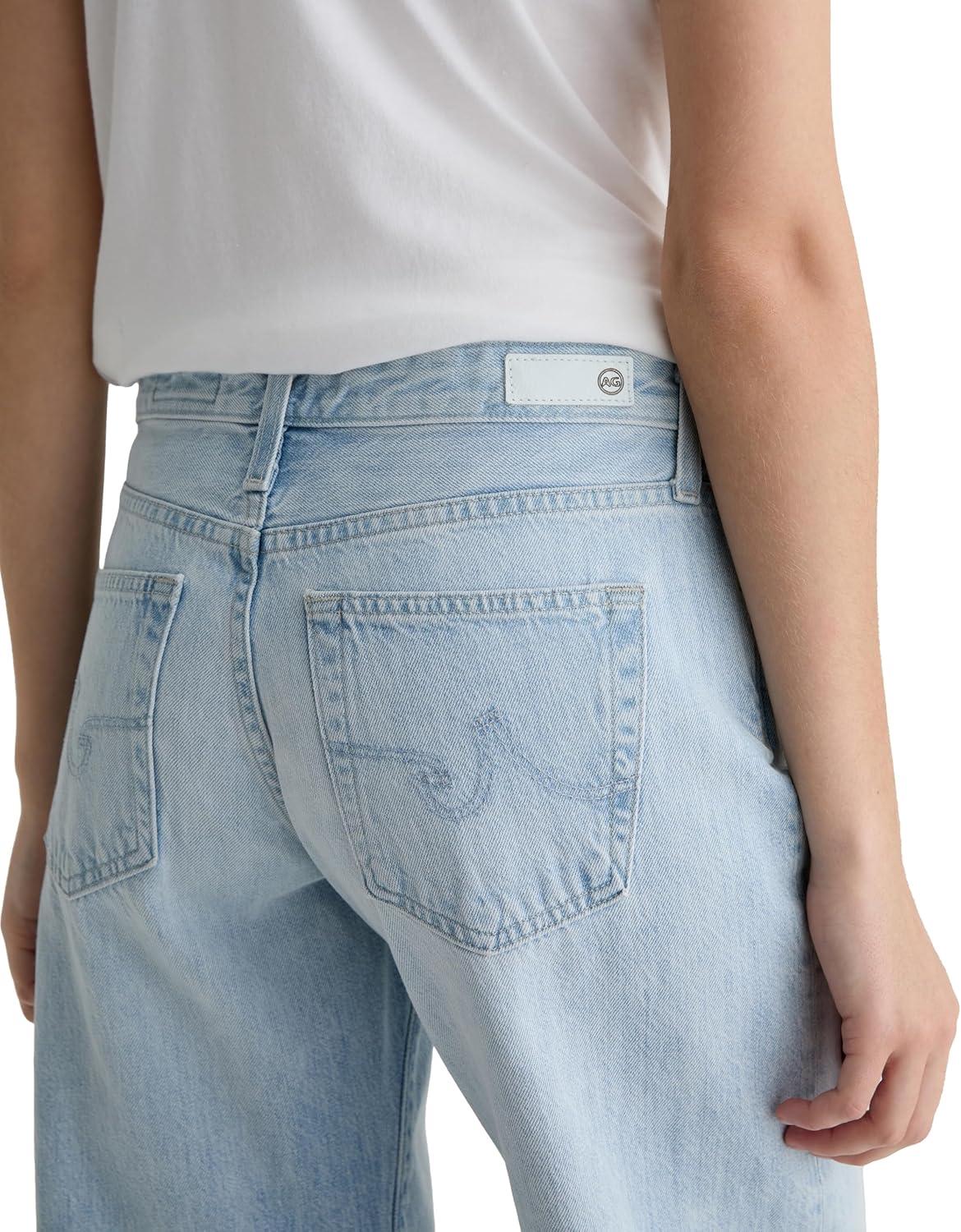 imageAG Jeans Womens Adria Low Rise Baggy Wide Leg