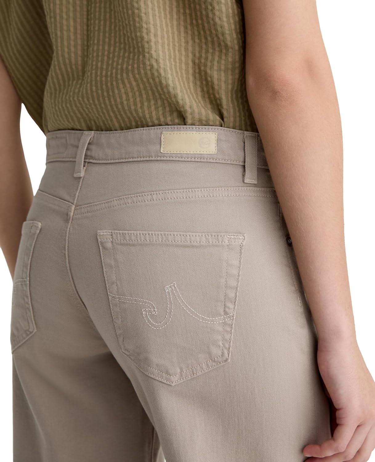imageAG Jeans Womens Adria Low Rise Baggy Wide LegSimple Taupe