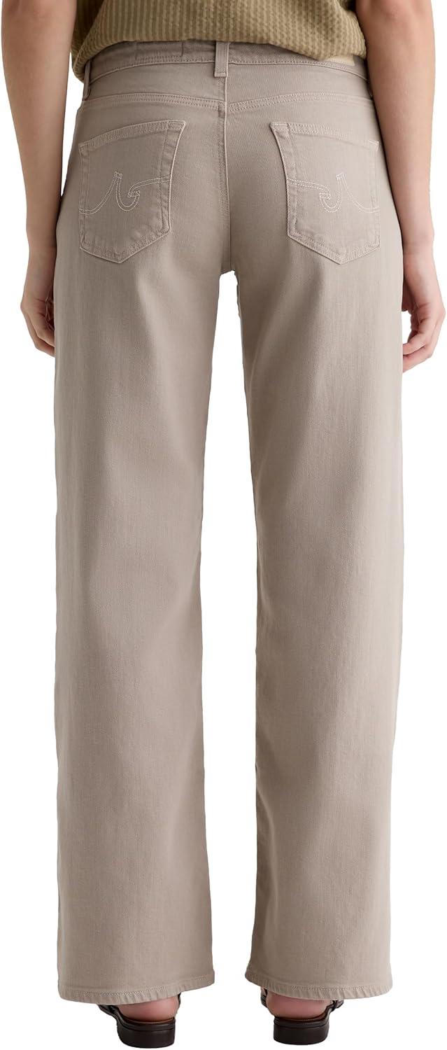 imageAG Jeans Womens Adria Low Rise Baggy Wide LegSimple Taupe