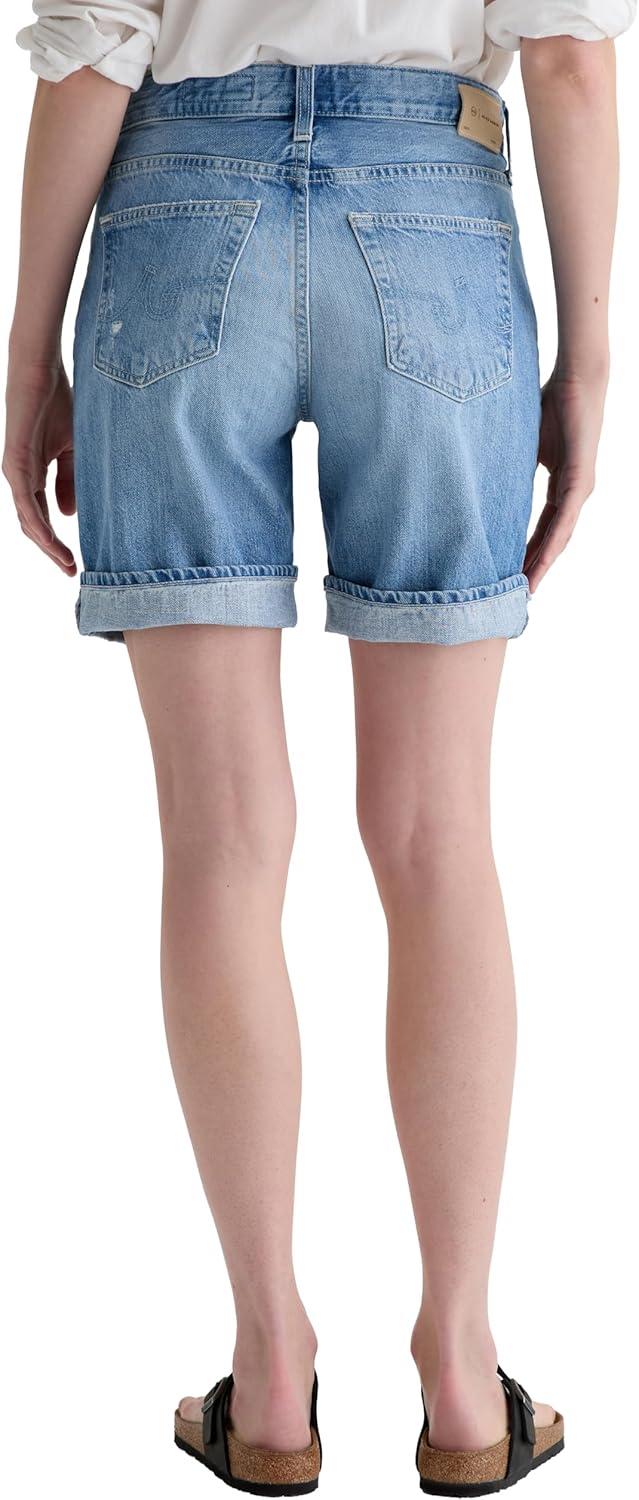 imageAG Jeans Womens ExBoyfriend Mid Rise Slouchy Short17 Years Divergent