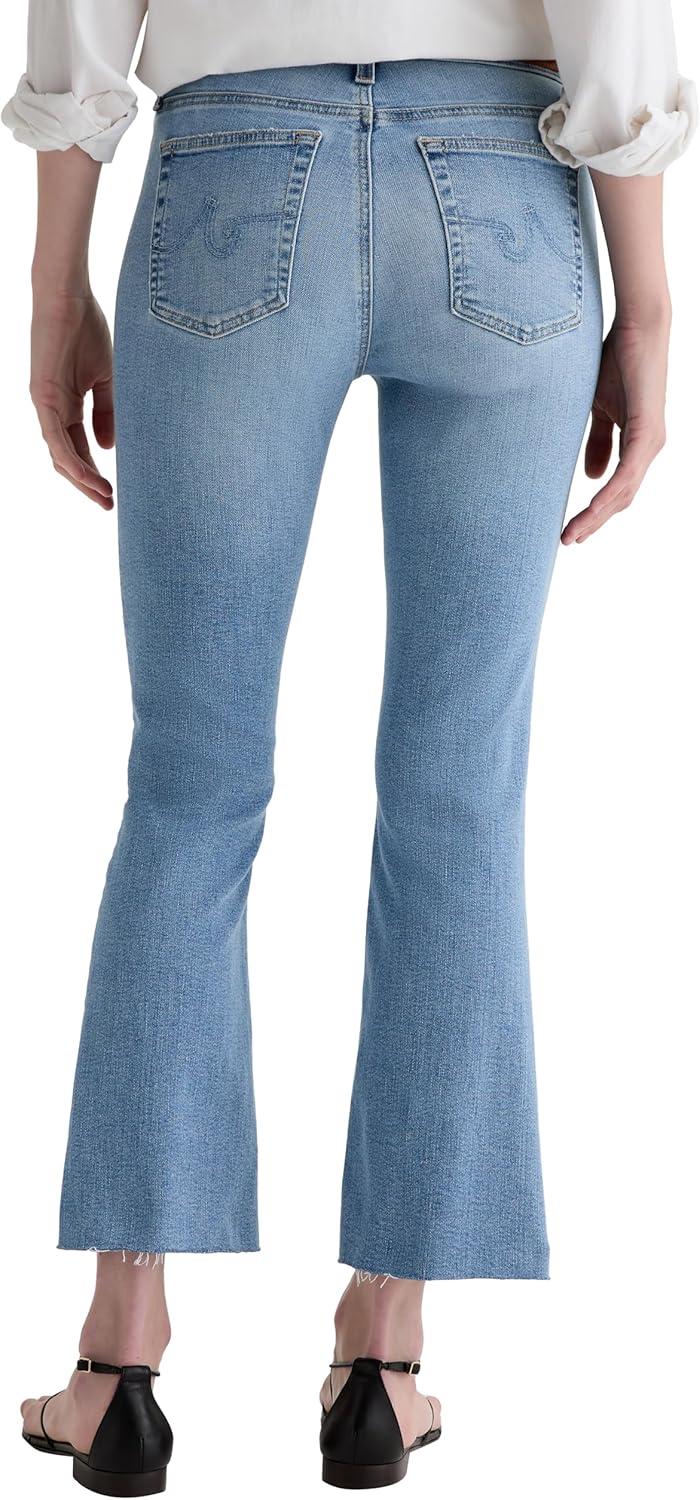 imageAG Jeans Womens Farrah Mid Rise Crop Boot JeansMarina Blue