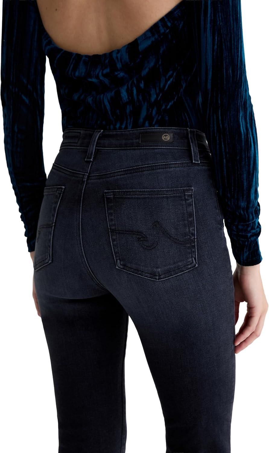 imageAG Jeans Womens Madi Super High Rise Flare JeanGlitch