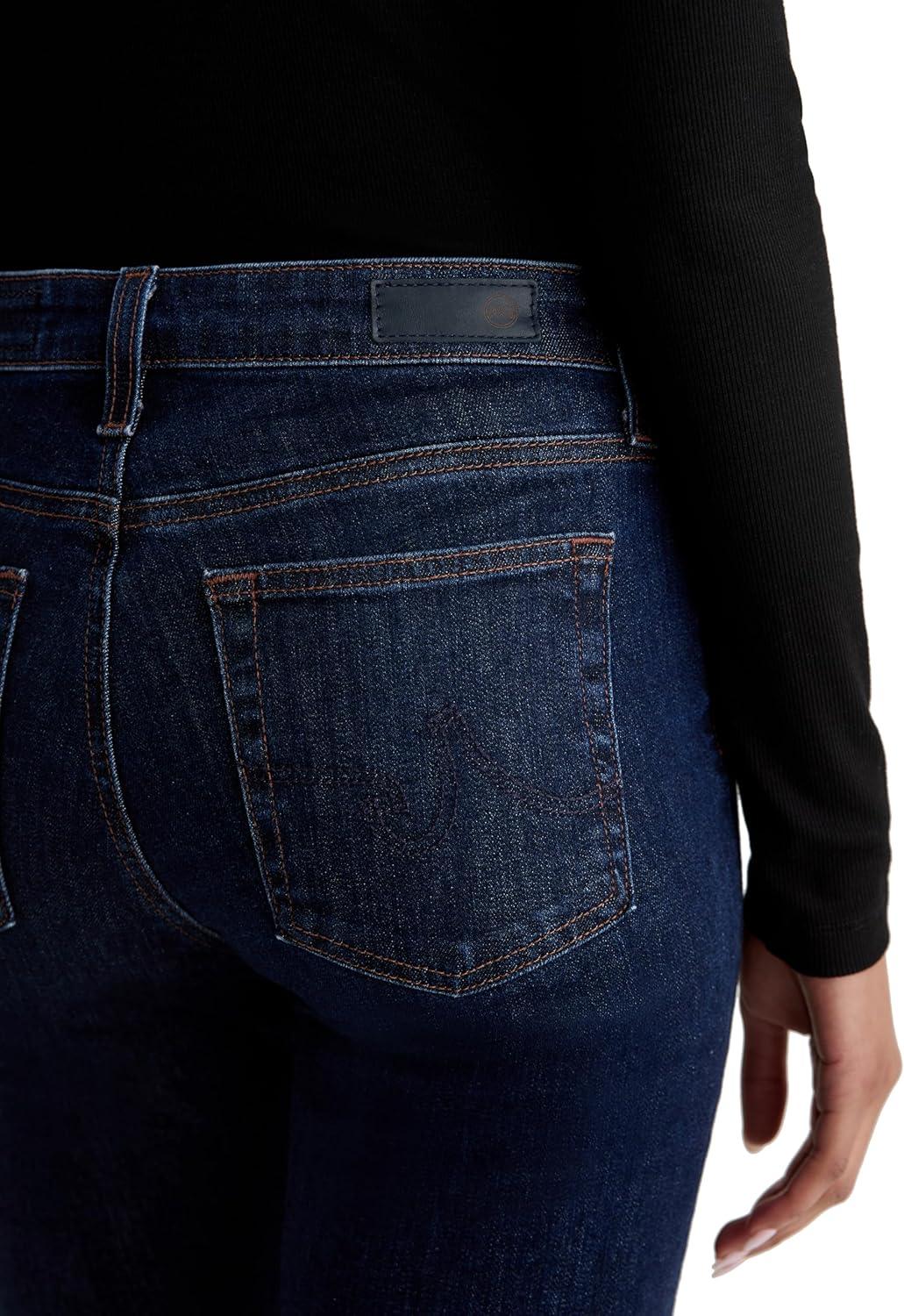 imageAG Jeans Womens Mari Mid Rise Straight Extended Inseam