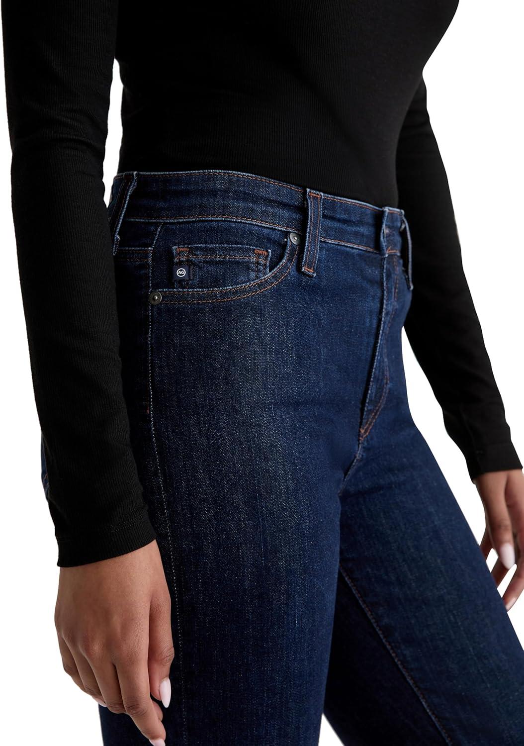 imageAG Jeans Womens Mari Mid Rise Straight Extended Inseam