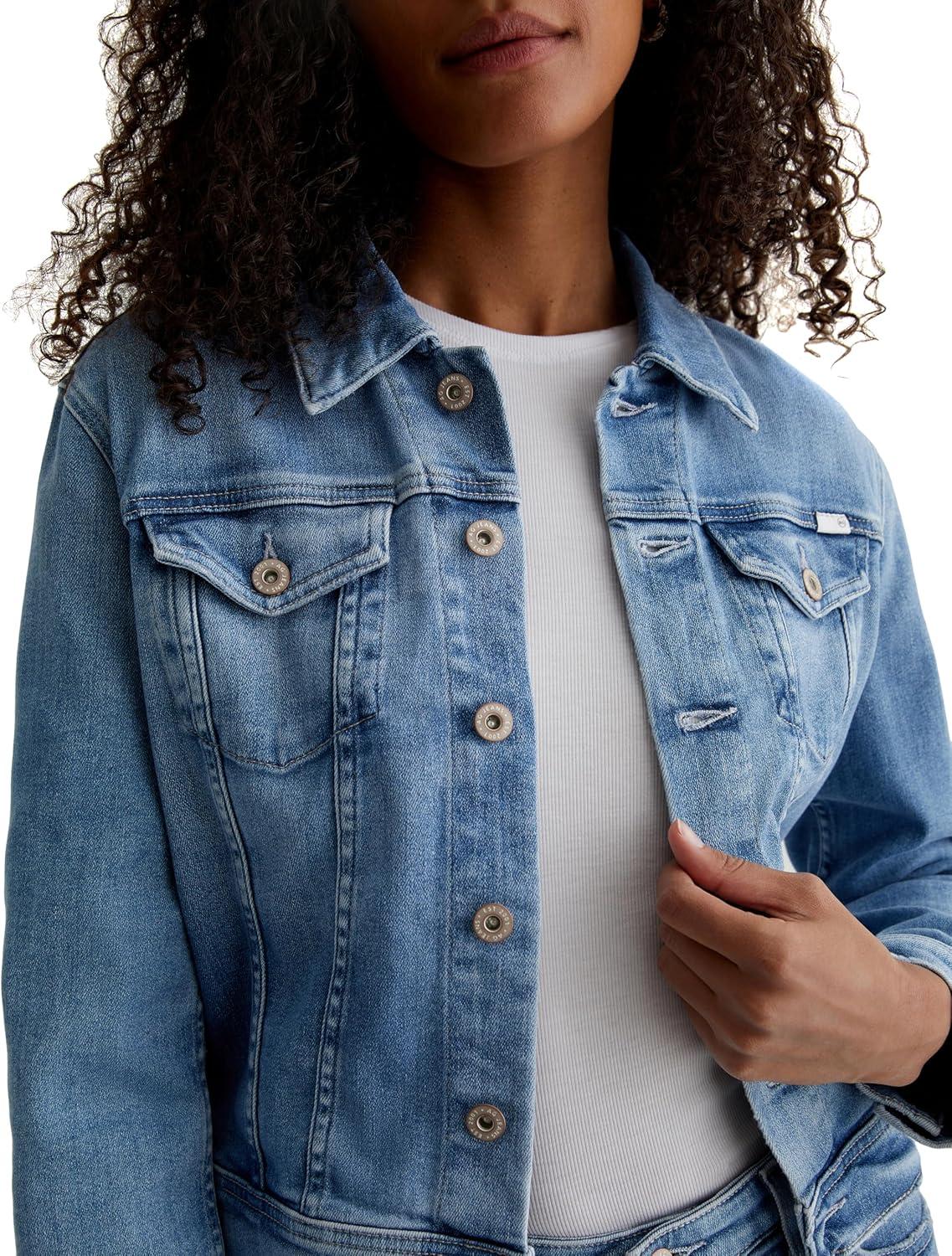 imageAG Jeans Womens Robyn Fitted Denim Jacket