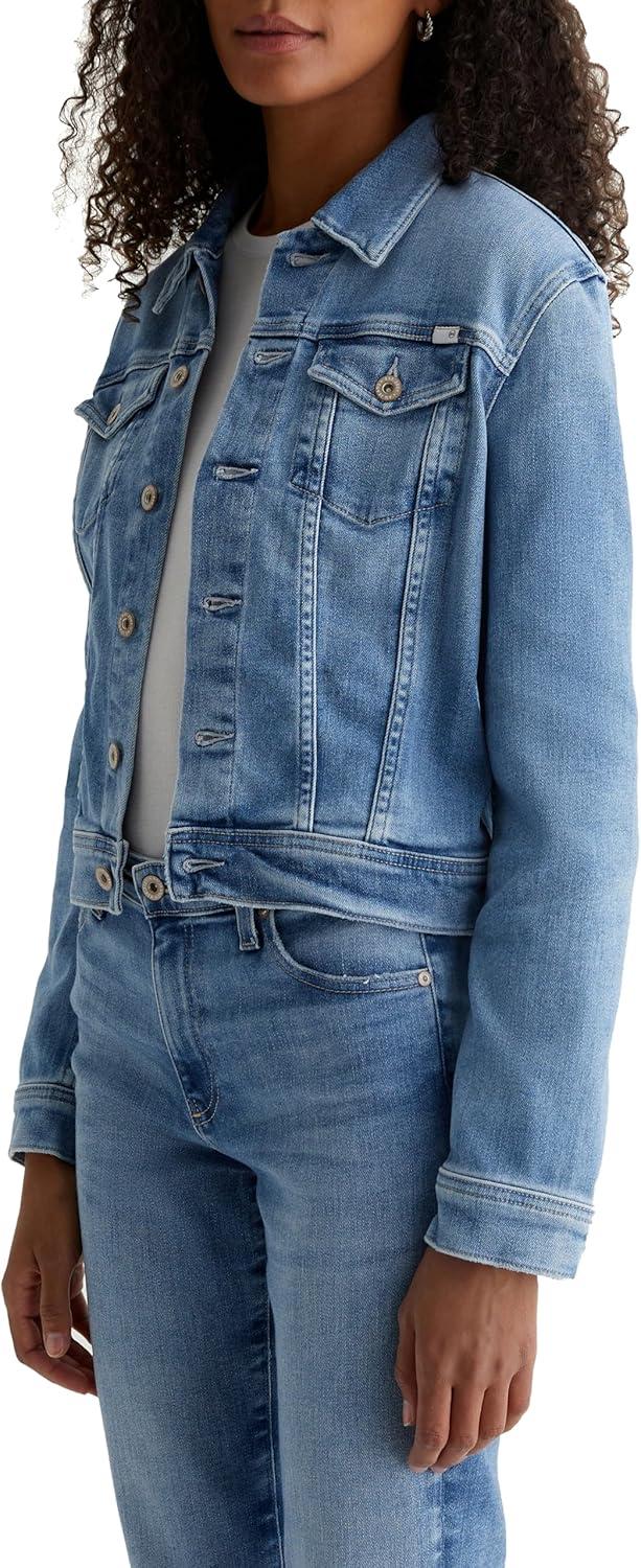 imageAG Jeans Womens Robyn Fitted Denim Jacket