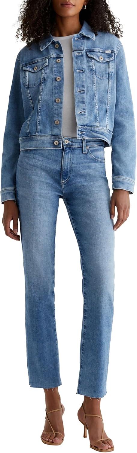 imageAG Jeans Womens Robyn Fitted Denim Jacket