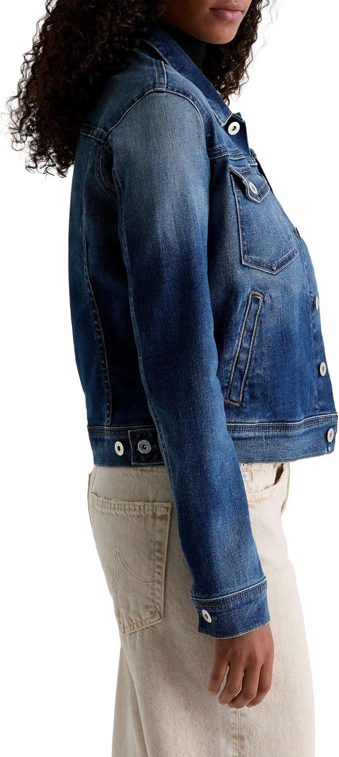 imageAG Jeans Womens Robyn Fitted Denim Jacket 9 Years Enchantment