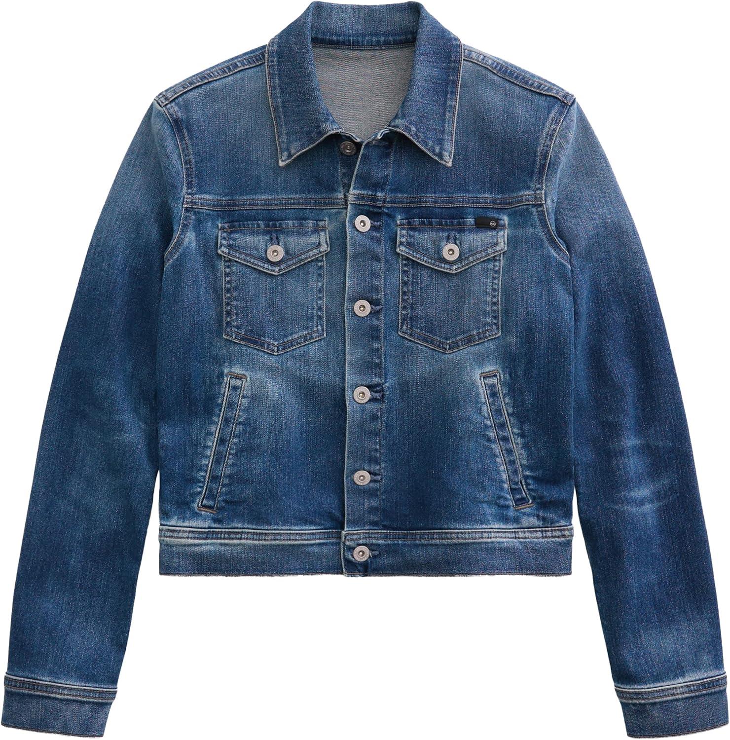 imageAG Jeans Womens Robyn Fitted Denim Jacket 9 Years Enchantment