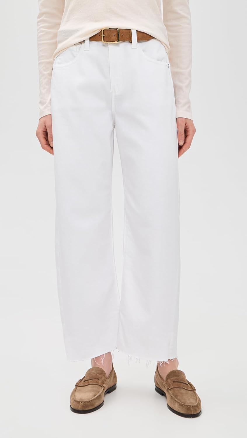 imageAG Womens Hattie Crop Jeans Gallery White 26