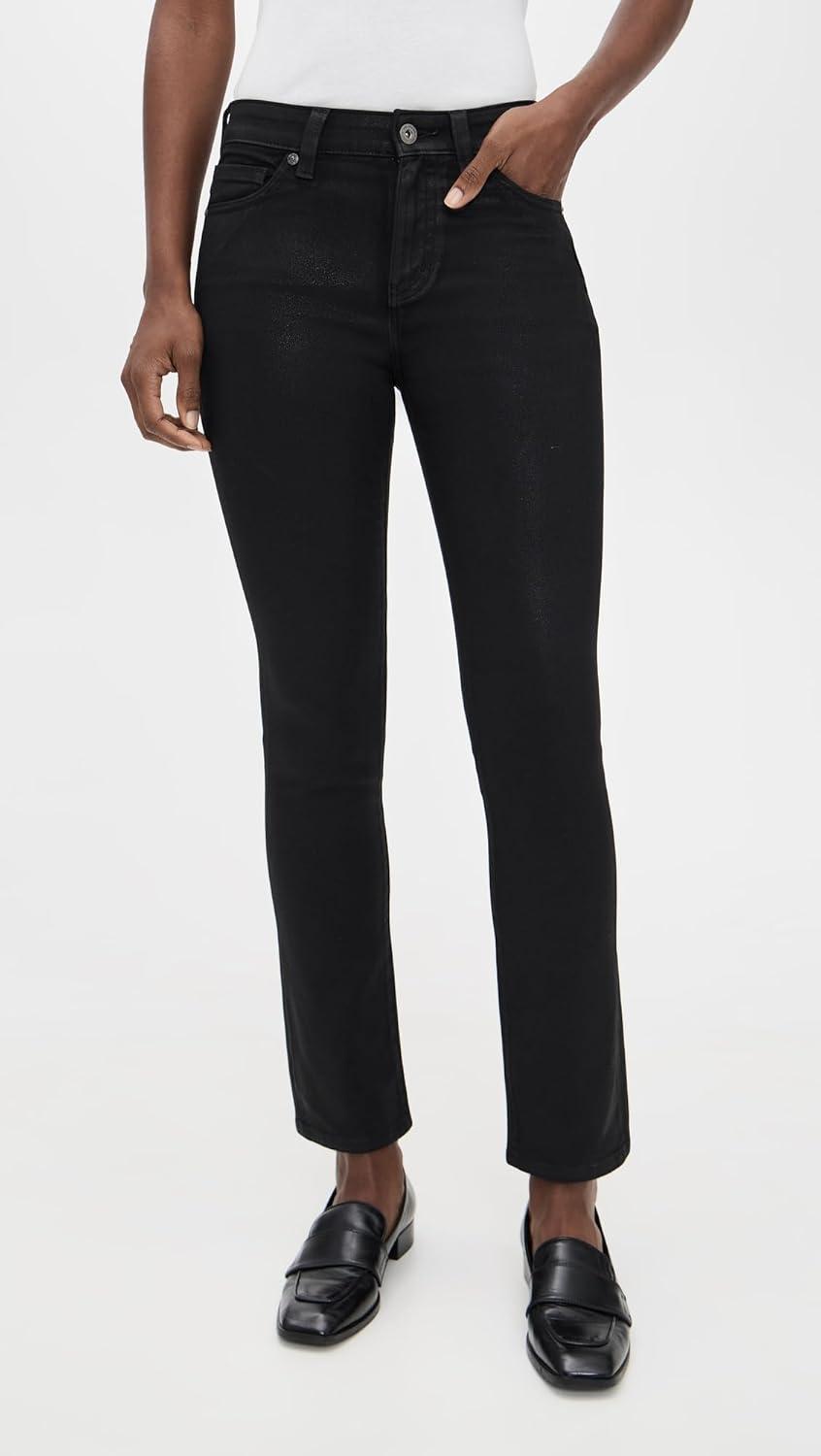 imageALMOSTGOLF AG Womens Mari Coated JeansLtt Lt Super Black