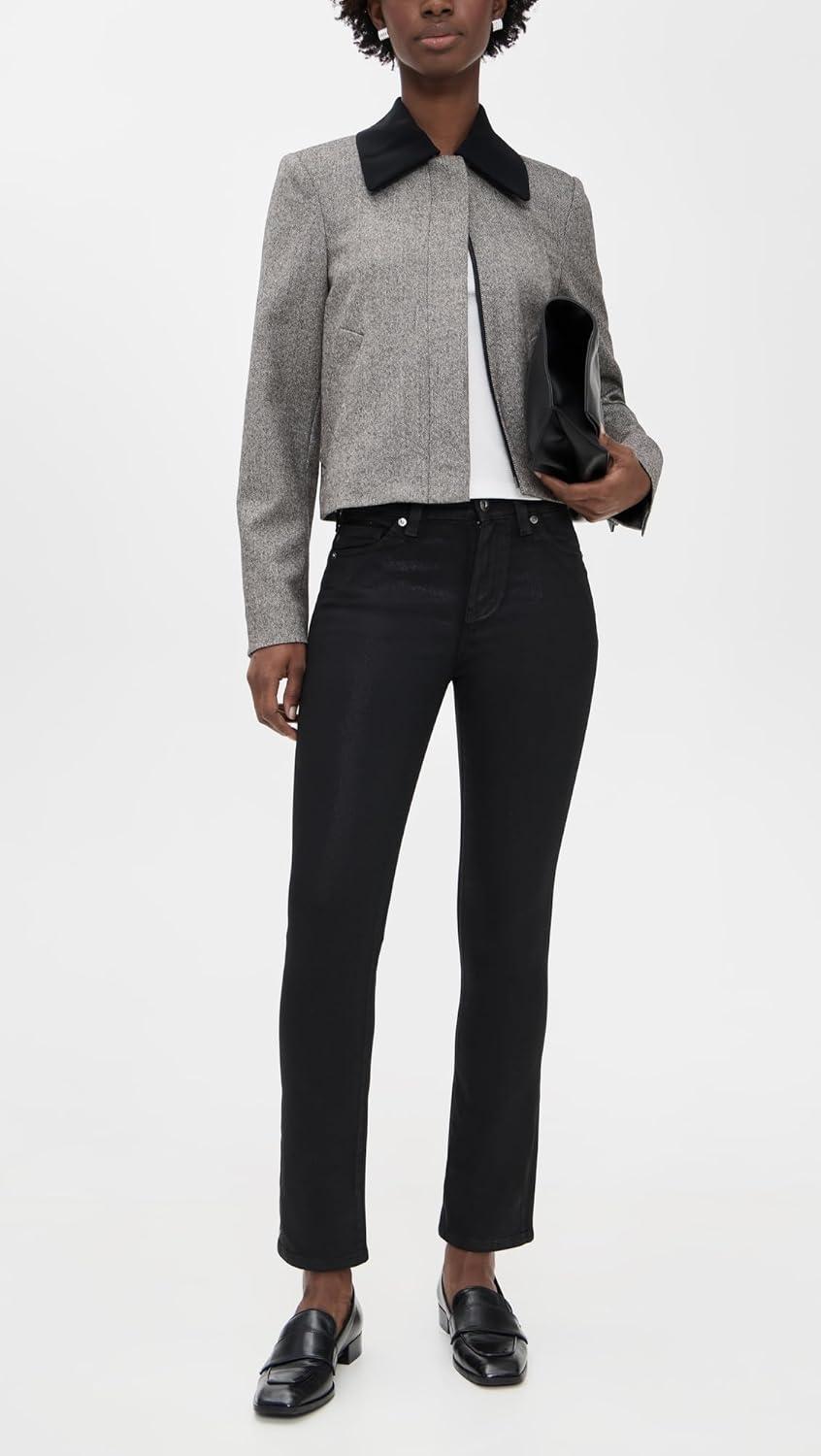 imageALMOSTGOLF AG Womens Mari Coated JeansLtt Lt Super Black