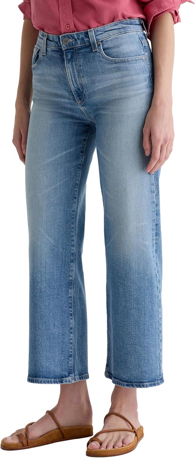 imageALMOSTGOLF AG Womens Saige Wide Leg Crop JeansHelios