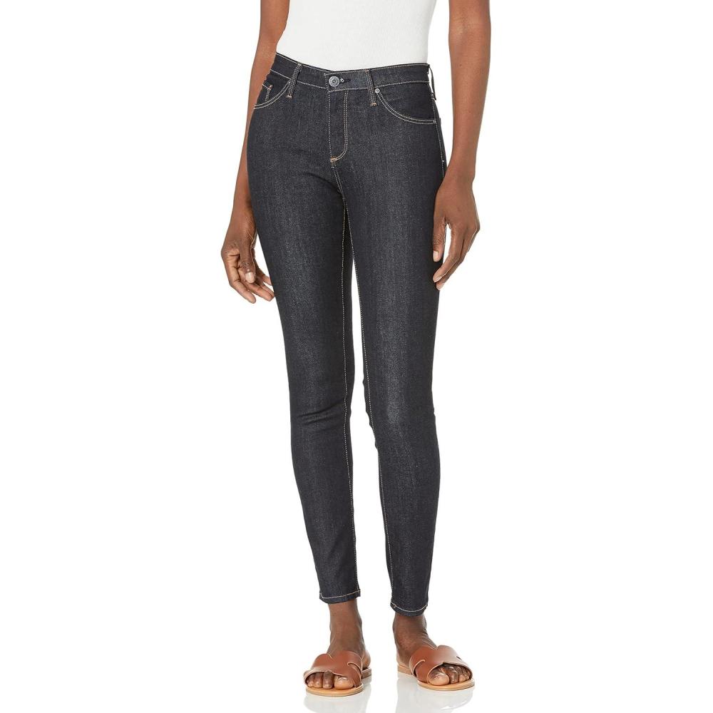 imageAG Adriano Goldschmied Womens Legging Ankle Mid Rise Super Skinny JeanAuthentic