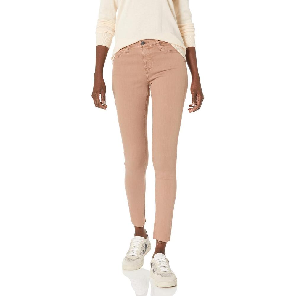 imageAG Adriano Goldschmied Womens Legging Ankle Mid Rise Super Skinny JeanSulfur Mauve Orchid