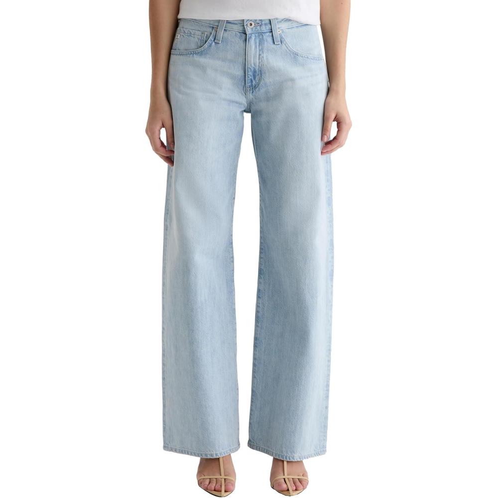 imageAG Jeans Womens Adria Low Rise Baggy Wide Leg