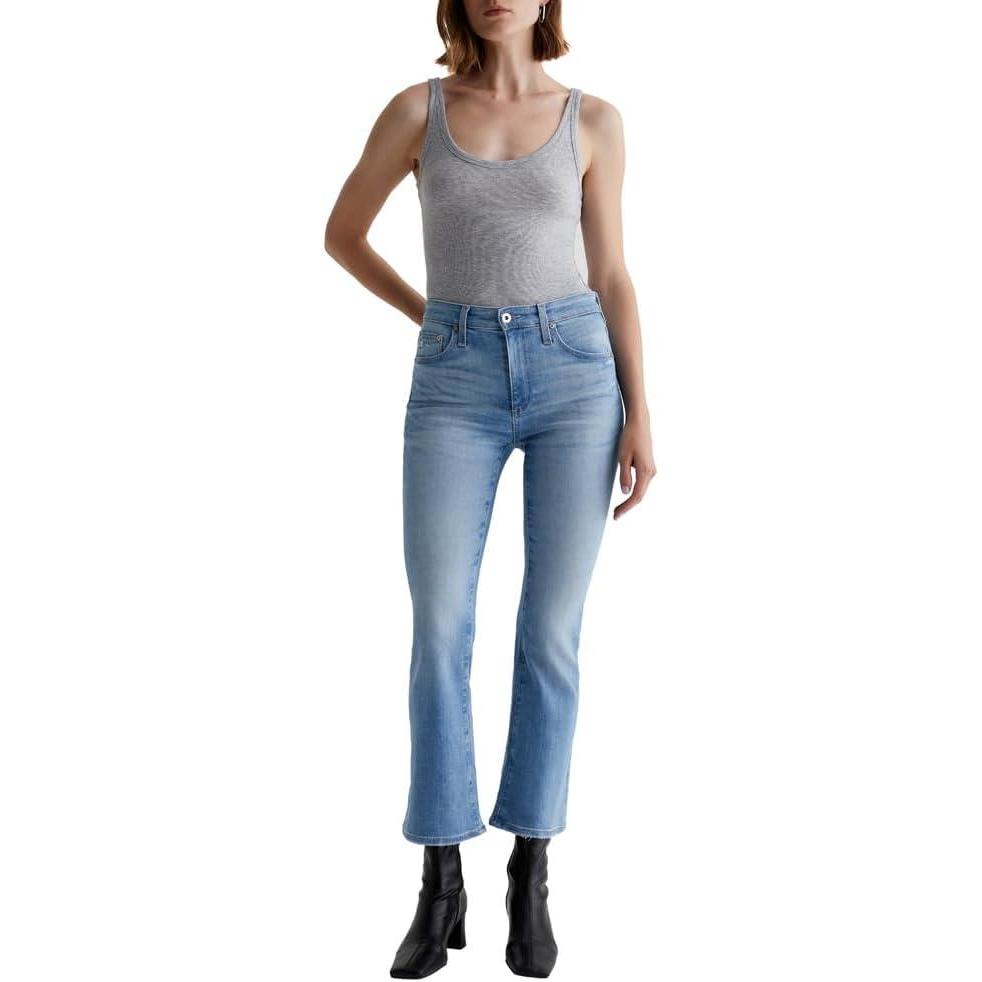 imageAG Jeans Womens Farrah Mid Rise Crop Boot JeansNordic Sea