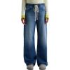 AG Adriano Goldschmied Women’s Adria Cinched Low Rise Wide Leg(Copenhagen)