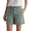 AG Adriano Goldschmied Women’s Jude Mid Rise Chino Short(Sulfur Matcha Latte)