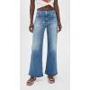 ALMOSTGOLF AG Women’s Saige Wide Leg Crop with Panel(18 Years Bisou)