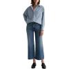 AG Women’s Saige Mid Rise Wide Leg Jean(Castlebay)
