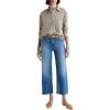 ALMOSTGOLF AG Women’s Saige Wide Leg Crop Jeans(13 Years Allure)