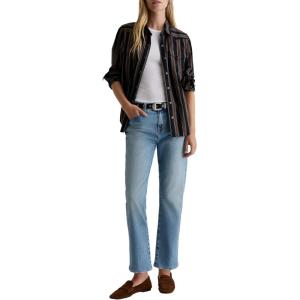 AG Adriano Goldschmied Women’s Ex-Boyfriend Mid Rise Slouchy Slim(Western Front)