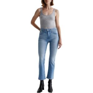 AG Jeans Women’s Farrah Mid Rise Crop Boot Jeans(Nordic Sea)