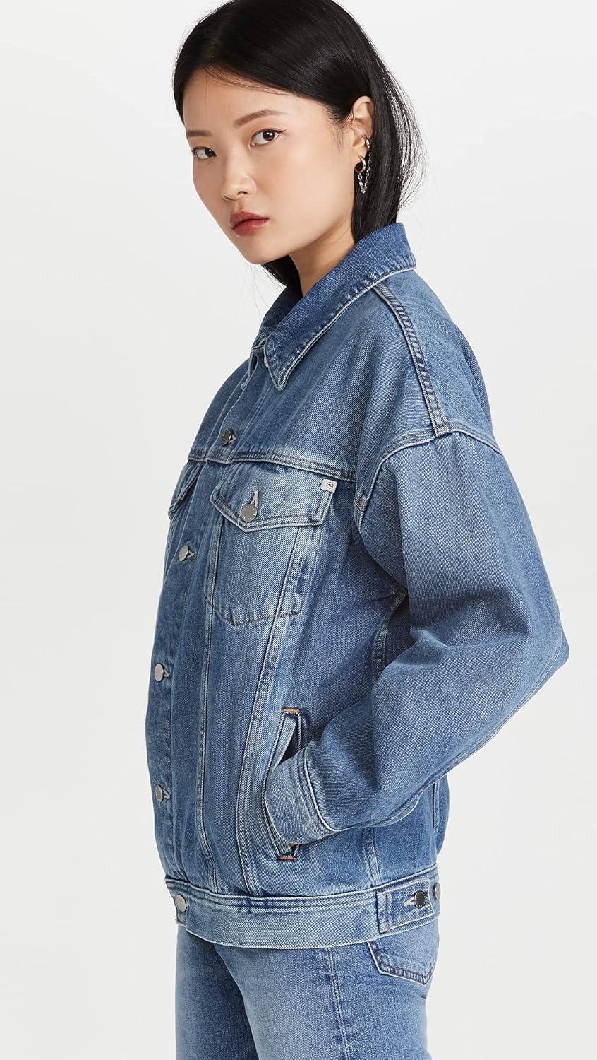 imageAG Adriano Goldschmied Womens Kendrix Jean Jacket Hotshot L