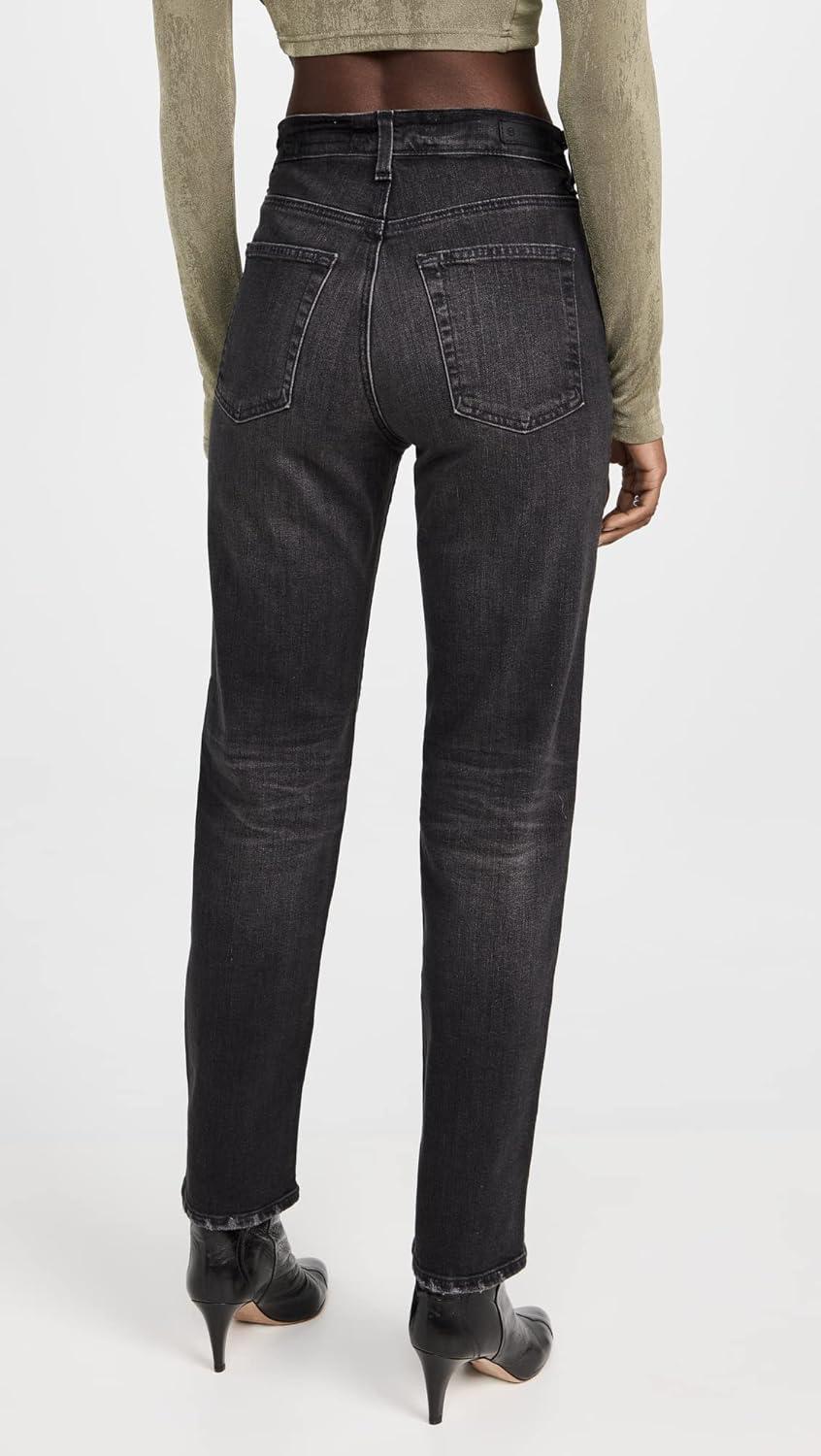 imageAG Adriano Goldschmied Womens Saige High Rise Straight Leg Jean10 Years Boundary