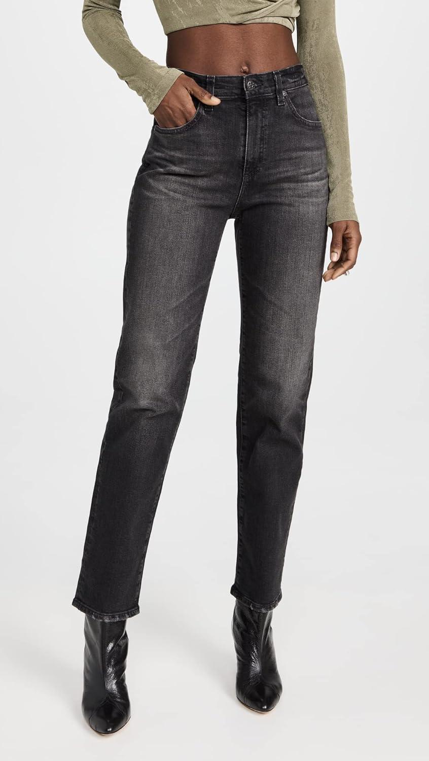 imageAG Adriano Goldschmied Womens Saige High Rise Straight Leg Jean10 Years Boundary