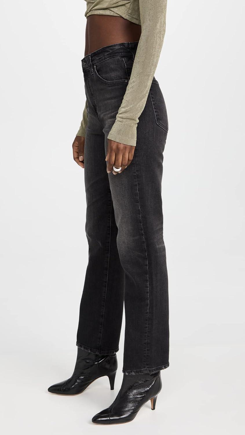 imageAG Adriano Goldschmied Womens Saige High Rise Straight Leg Jean10 Years Boundary
