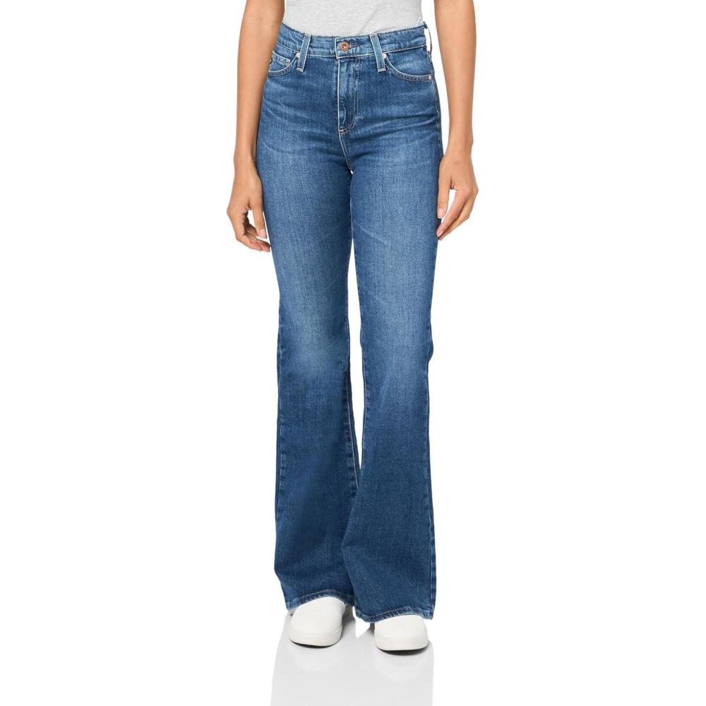 imageAG Adriano Goldschmied Womens Madi Super High Rise Flare JeanAlibi
