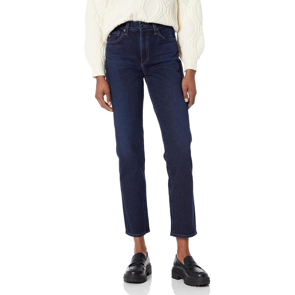 imageAG Adriano Goldschmied Womens Saige High Rise Straight Leg JeanKeepsake