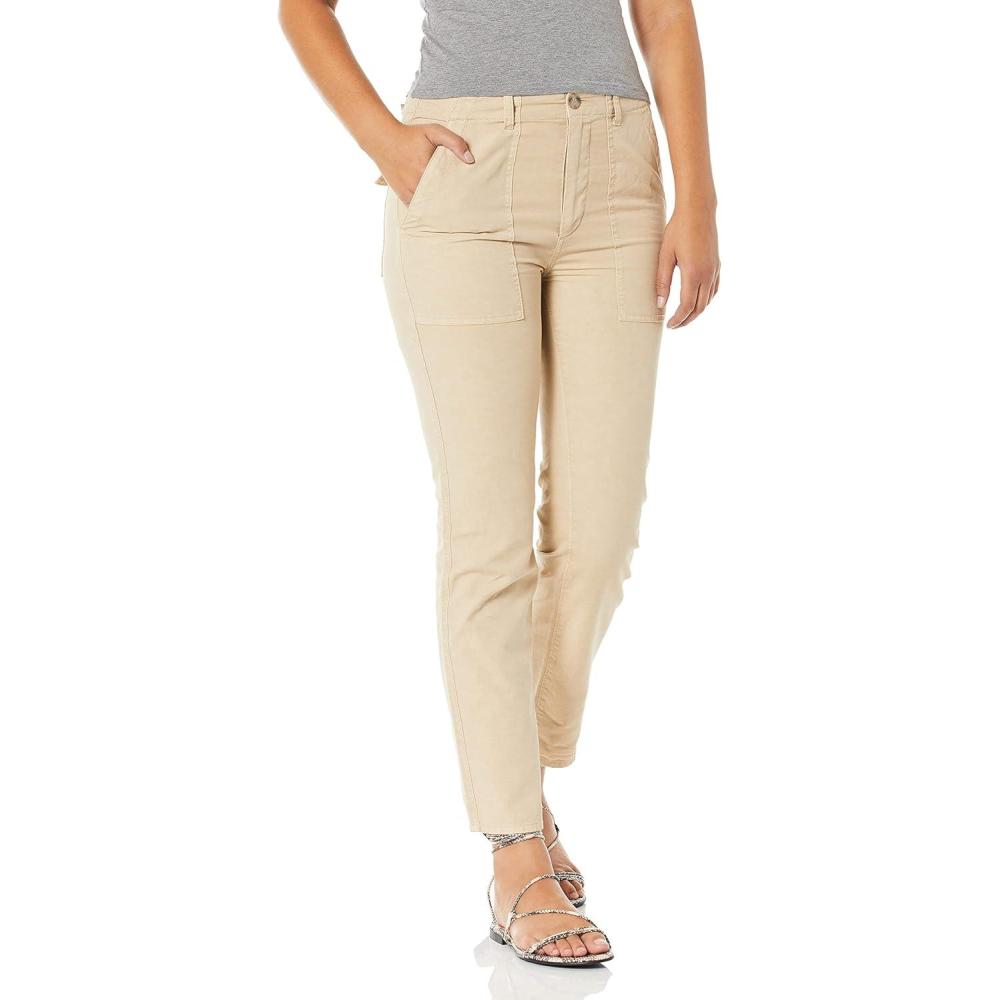 imageAG Adriano Goldschmied Womens Wes Utilitarian PantSulfur Sand Dune