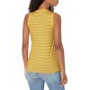 AG Adriano Goldschmied Women’s Cambria Tank(Sunbaked Golden Ochre/True Black)