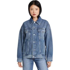 AG Adriano Goldschmied Women’s Kendrix Jean Jacket, Hotshot, L