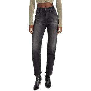 AG Adriano Goldschmied Women’s Saige High Rise Straight Leg Jean(10 Years Boundary)