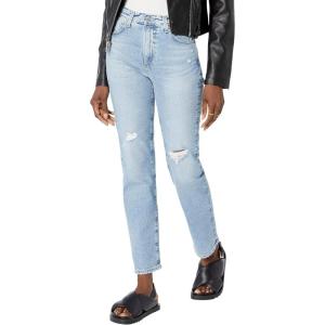 AG Adriano Goldschmied Women’s Saige High Rise Straight Leg Jean(Apparition Destructed)