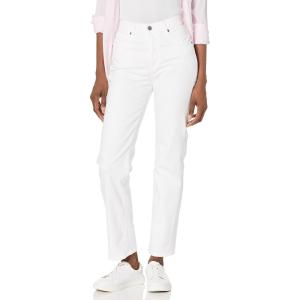 AG Adriano Goldschmied Women’s Saige High Rise Straight Leg Jean(Authentic White)
