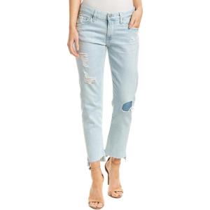 AG Adriano Goldschmied Womens The Ex Boyfriend Slim Jean Uneven Hem(Years Naturale Mended)