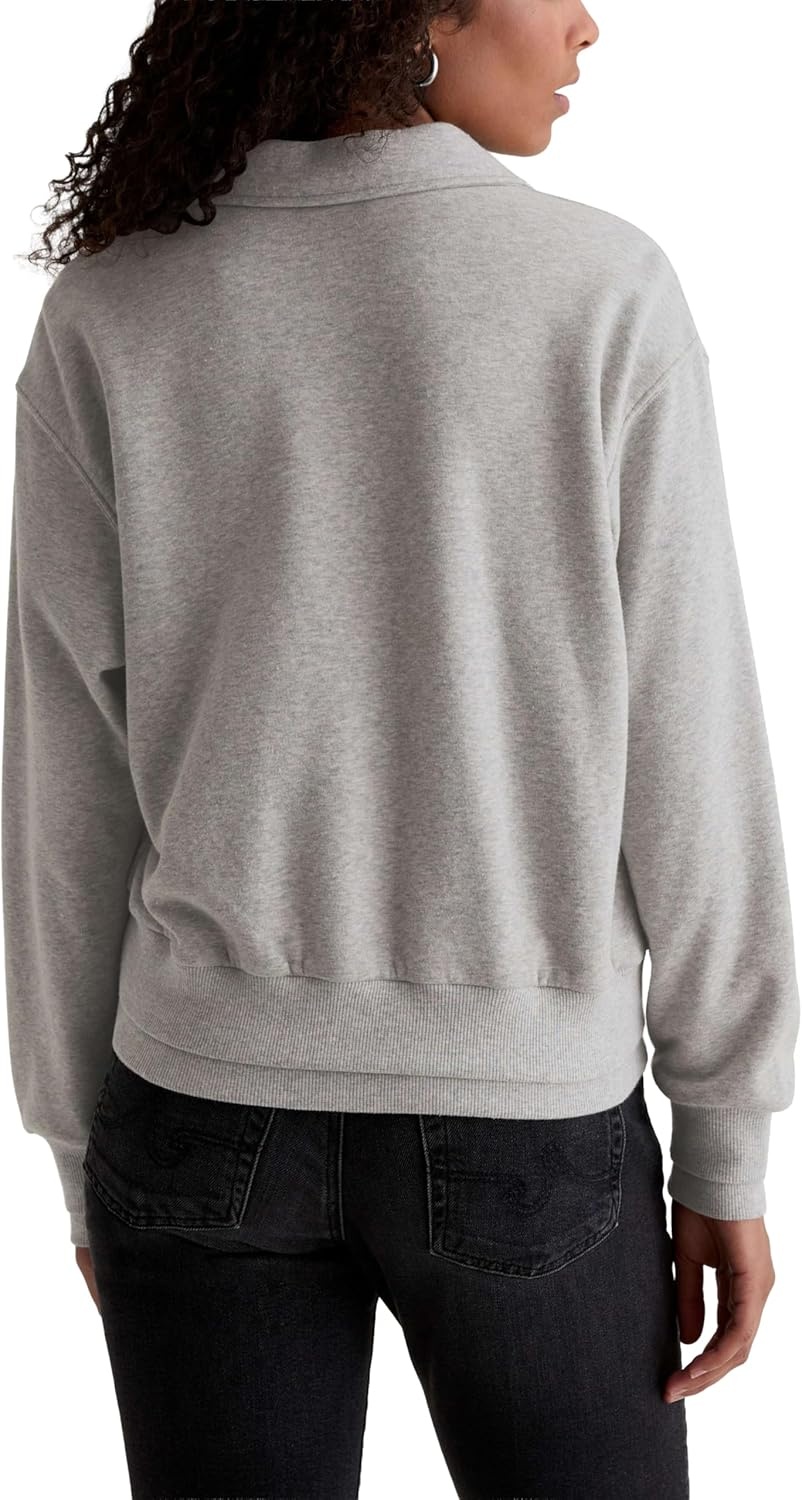 imageAG Jeans Carol Johnny Collar SweatshirtHeather Grey