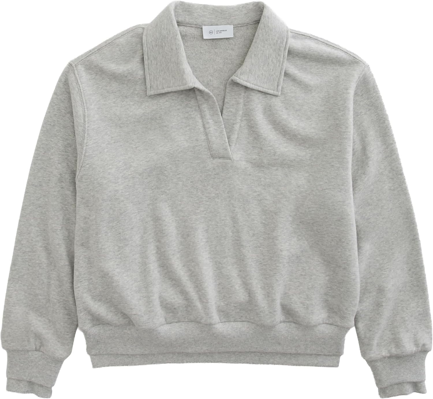 imageAG Jeans Carol Johnny Collar SweatshirtHeather Grey