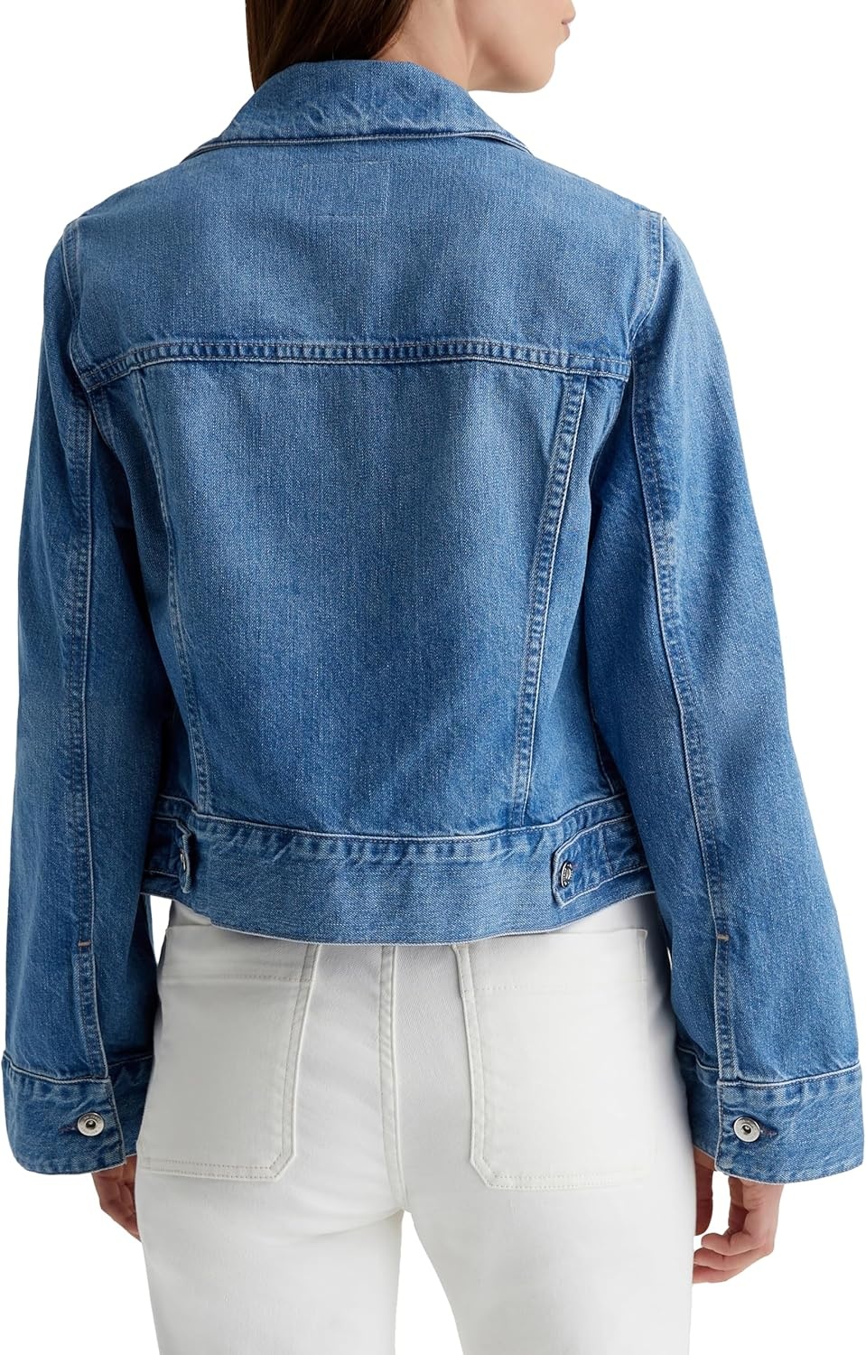 imageAG Jeans Isa Cropped Trucker JacketFlashback