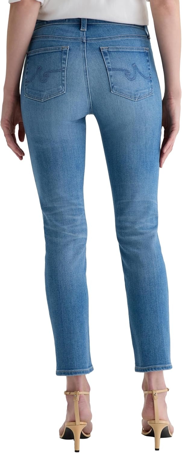 imageAG Jeans Prima Low Rise Cigarette Ankle JeansAtlantis