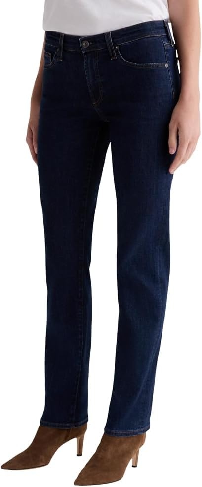 imageAG Womens Sandra Low Rise Slim Straight in Modern Indigo Modern Indigo Size 30 Inseam 31