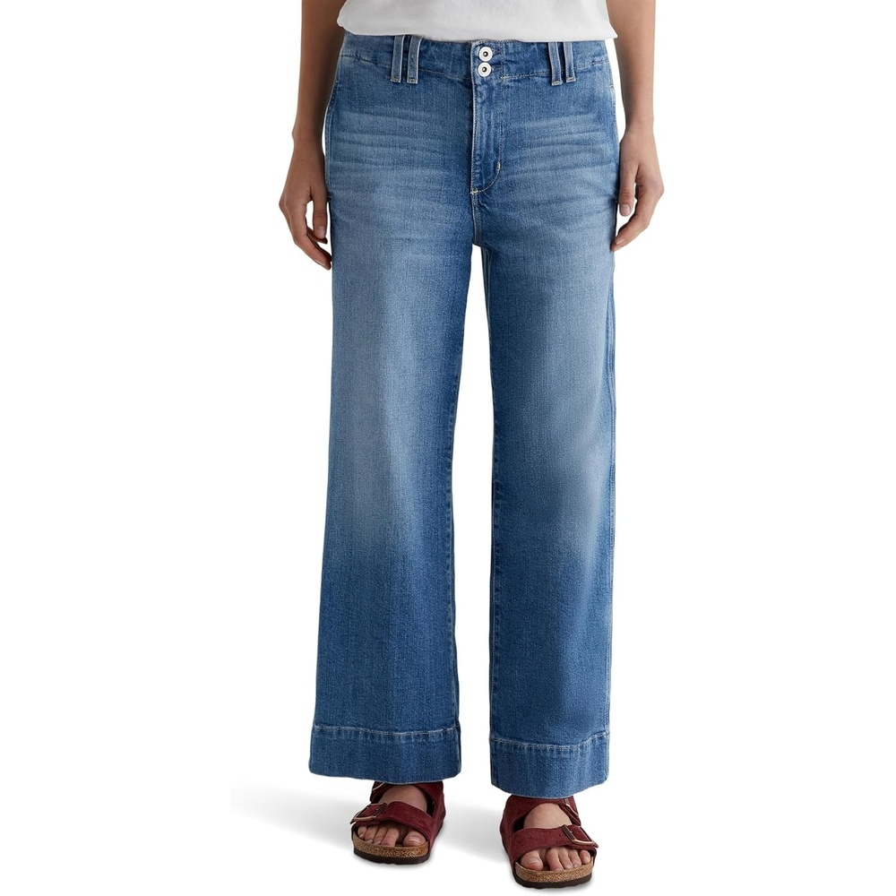 imageAG Jeans Natasha MidRise Wide Leg in IrisIris