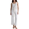 AG Adriano Goldschmied Women’s Saige Mid Rise Wide Leg(White)