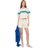 AG Women’s Halle High-Rise Relaxed Shorts in Powder Mended Powder Mended 27 Inseam: 4″