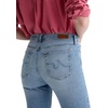 AG Women’s Mari Mid-Rise Slim Straight Crop Jeans in Marina Blue 26 27 inch Inseam
